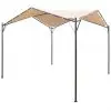 vidaXL Gazebo Pavilion Tent Canopy 3×3 m Steel Beige