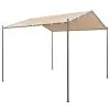 vidaXL Gazebo Pavilion Tent Canopy 3×3 m Steel Beige
