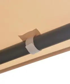 vidaXL Gazebo Pavilion Tent Canopy 3×3 m Steel Beige