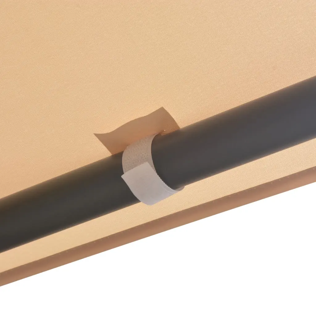 vidaXL Gazebo Pavilion Tent Canopy 3×3 m Steel Beige