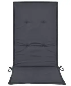 vidaXL Garden Chair Cushions 2 pcs Anthracite 120x50x3 cm
