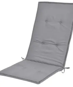 vidaXL Garden Chair Cushions 2 pcs Grey 120x50x3 cm