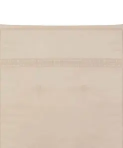 vidaXL Garden Chair Cushions 2 pcs Cream 120x50x3 cm