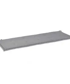 vidaXL Garden Bench Cushion Grey 150x50x3 cm