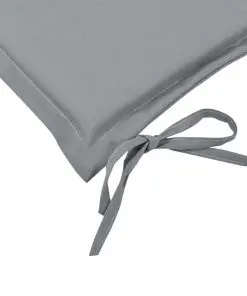 vidaXL Garden Bench Cushion Grey 150x50x3 cm