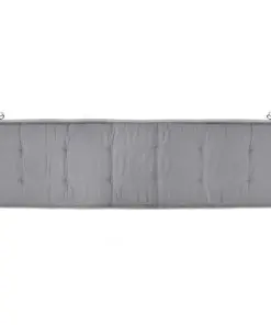 vidaXL Garden Bench Cushion Grey 180x50x3 cm