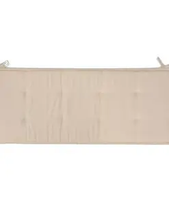 vidaXL Garden Bench Cushion Cream 120x50x3 cm