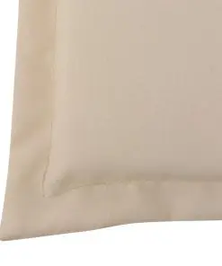 vidaXL Garden Bench Cushion Cream 120x50x3 cm