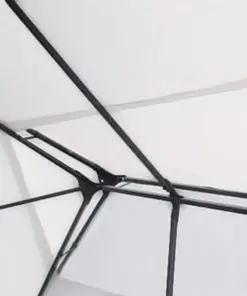 vidaXL Gazebo White 3×4 m
