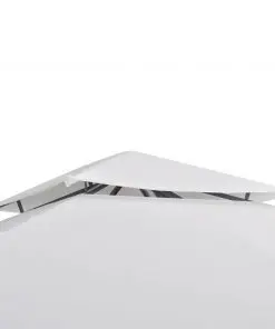 vidaXL Garden Marquee 3×3 m White