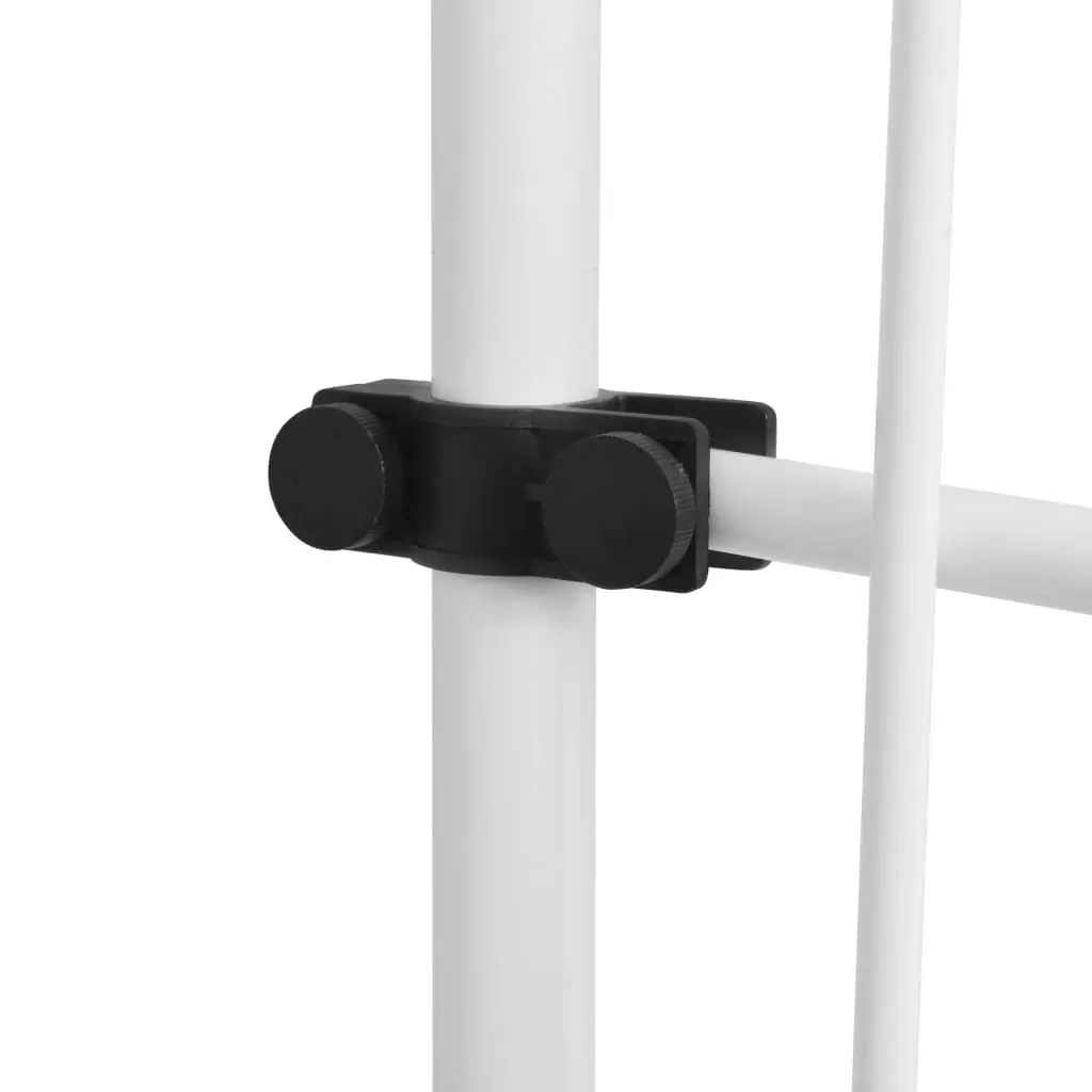 vidaXL Manual Retractable Awning 350 cm Blue and White Stripes