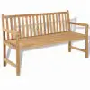 vidaXL Garden Bench 150 cm Teak
