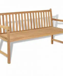 vidaXL Garden Bench 150 cm Teak