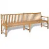 vidaXL Garden Bench 240 cm Teak