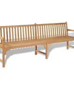 vidaXL Garden Bench 240 cm Teak