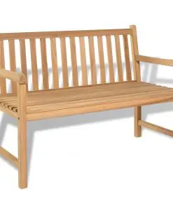 vidaXL 4 Piece Garden Lounge Set with Cushions Solid Teak Wood