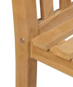 vidaXL 4 Piece Garden Lounge Set with Cushions Solid Teak Wood