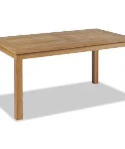 vidaXL 4 Piece Garden Lounge Set with Cushions Solid Teak Wood