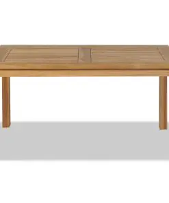 vidaXL Coffee Table Teak 90x50x45 cm