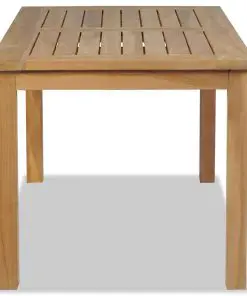 vidaXL Coffee Table Teak 90x50x45 cm