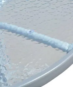 vidaXL 5 Piece Outdoor Dining Set Steel Black