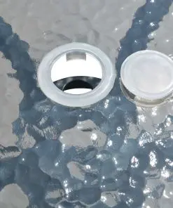 vidaXL 5 Piece Outdoor Dining Set Steel Black