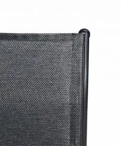 vidaXL 5 Piece Outdoor Dining Set Steel Black