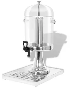 vidaXL Juice Dispenser Stainless Steel 8 L