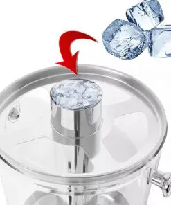 vidaXL Juice Dispenser Stainless Steel 8 L