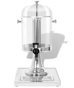 vidaXL Juice Dispenser Stainless Steel 8 L