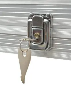 vidaXL Poker Set with 500 Chips Aluminium