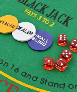 vidaXL Combine Poker/Blackjack Set with 600 Laser Chips Aluminium