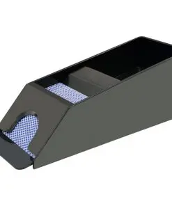 vidaXL Combine Poker/Blackjack Set with 600 Laser Chips Aluminium