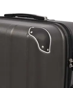 vidaXL Four Piece Hardcase Trolley Set Anthracite