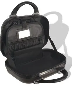 vidaXL Four Piece Hardcase Trolley Set Anthracite