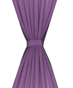 vidaXL Blackout Curtains 2 pcs Double Layer 140×245 cm Lilac