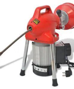 vidaXL Pipe Cleaning Machine 250 W 12.5mx16mm 4.5mx9.5mm