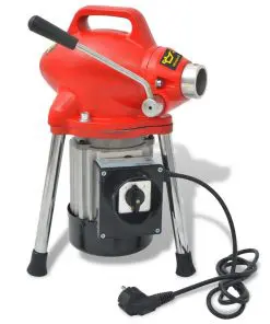 vidaXL Pipe Cleaning Machine 250 W 12.5mx16mm 4.5mx9.5mm