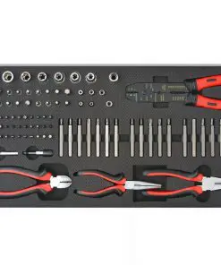 vidaXL Workshop Tool Trolley with 1125 Tools Steel Red