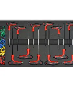 vidaXL Workshop Tool Trolley with 1125 Tools Steel Red