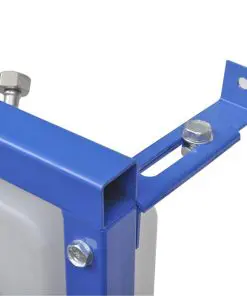 vidaXL Concealed High Cistern 11 L 41x14x(110-125) cm