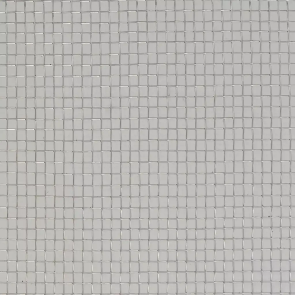 vidaXL Mesh Screen Stainless Steel 100×500 cm Silver