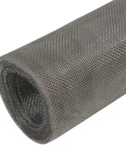 vidaXL Mesh Screen Stainless Steel 100×1000 cm Silver