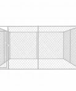 vidaXL Outdoor Dog Kennel 4x4x2 m