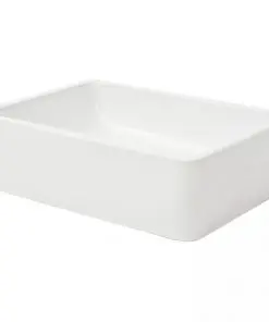 vidaXL Basin Ceramic White 41x30x12 cm