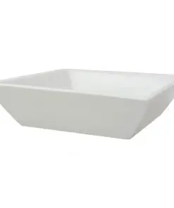 vidaXL Basin Square Ceramic White 41.5×41.5×12 cm