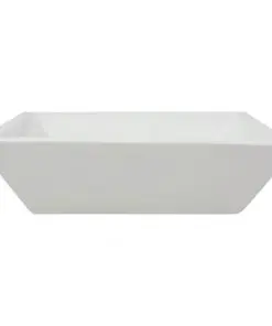 vidaXL Basin Square Ceramic White 41.5×41.5×12 cm