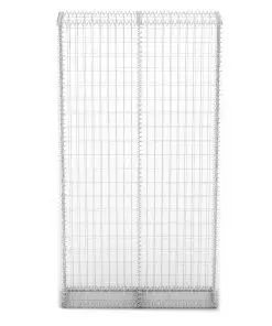 vidaXL Gabion Basket Galvanised Steel 85x30x200 cm