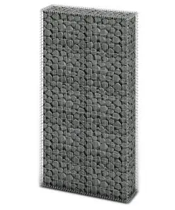 vidaXL Gabion Basket Galvanised Steel 85x30x200 cm
