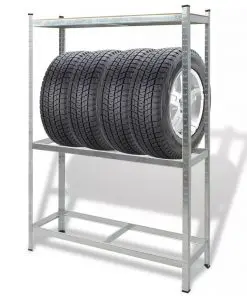 vidaXL Tyre Rack 795 kg Steel